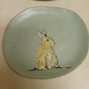 Spectrum Designz Bunny Salad Plates